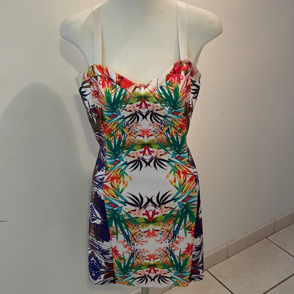Gold Label Couture- Colorful Dress, Small